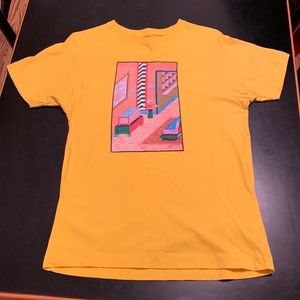 Custom yellow shirt